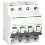 Schneider A9F08463 LS-Schalter iC60H 4-polig D 63A