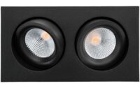 SG LEUCHTEN LED-Einbaustrahler 17W Konverter JUNISTAR 902615 DALI 1LED schwarz 3000K weiß