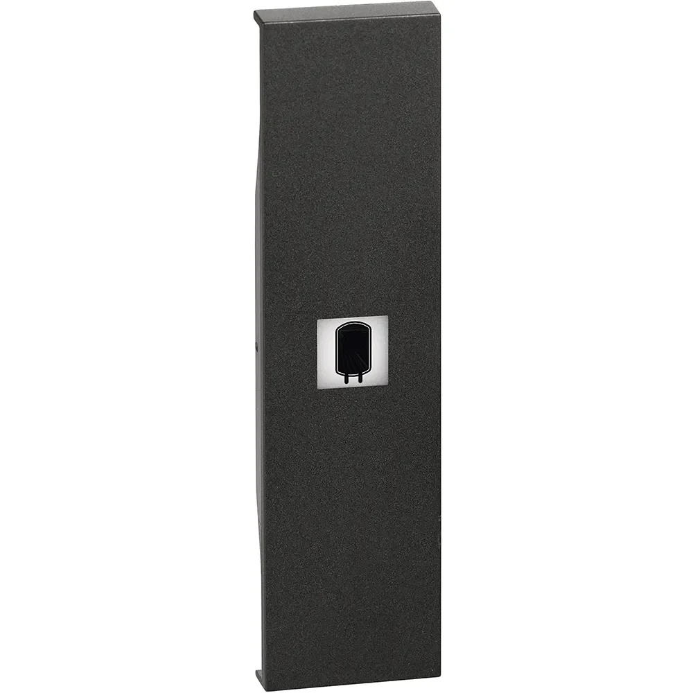 Legrand BTicino KG01SN LivingNow 1M Tasten- abdeckung mit Symbol Boiler Black