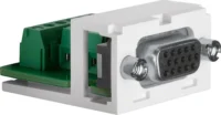 Berker VGA Modul Zubehör polarweiß/schwarz 1994