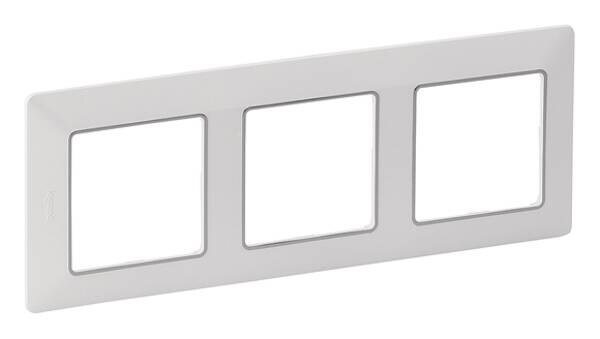 Legrand Legrand 754033 Rahmen 3-fach Valena Life ultraweiß/Chrom Thermoplast