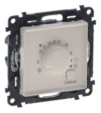 Legrand 752233 Raumthermostat elektron. m.Wechselkontakt Valena Life mandelweiß