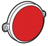 Legrand 775948 Abdeckhaube rot für Lichtsignal Lexic