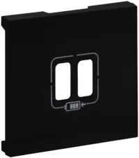 Legrand 864524 Abdeckung Ladesteckdose Niloe Step schwarz