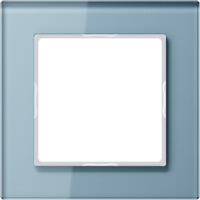 Jung Glasrahmen 1-fach bl/grau waage/senkrecht AC 581 GL BLGR
