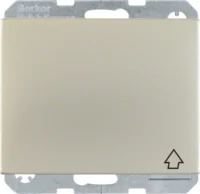 Berker SCHUKO-Steckdose Edelstahl mit Klappdeckel 47517204
