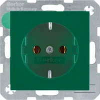 Berker SCHUKO-Steckdose gn/gl 41438913