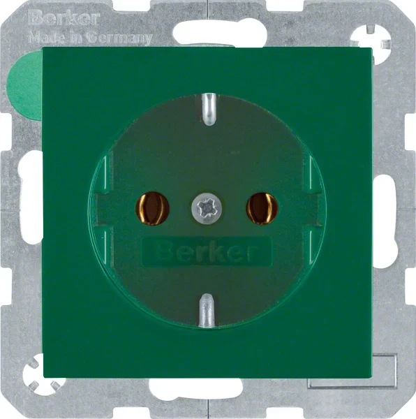 Berker Berker SCHUKO-Steckdose gn/gl 41438913