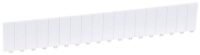 Legrand 001664 Abdeckstreifen 18M Signalweiß teilbar in halbe und ganze Mod.
