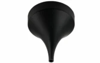 SG LEUCHTEN Baldachin schwarz matt Kunststoff ZIP 003163 Ø114x135mm
