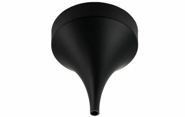 SG Leuchten SG LEUCHTEN Baldachin schwarz matt Kunststoff ZIP 003163 Ø114x135mm