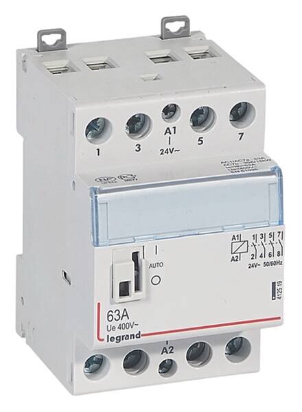 Legrand Legrand 412519 CX3 Schütz 24V 63A 4S mit Handschalter