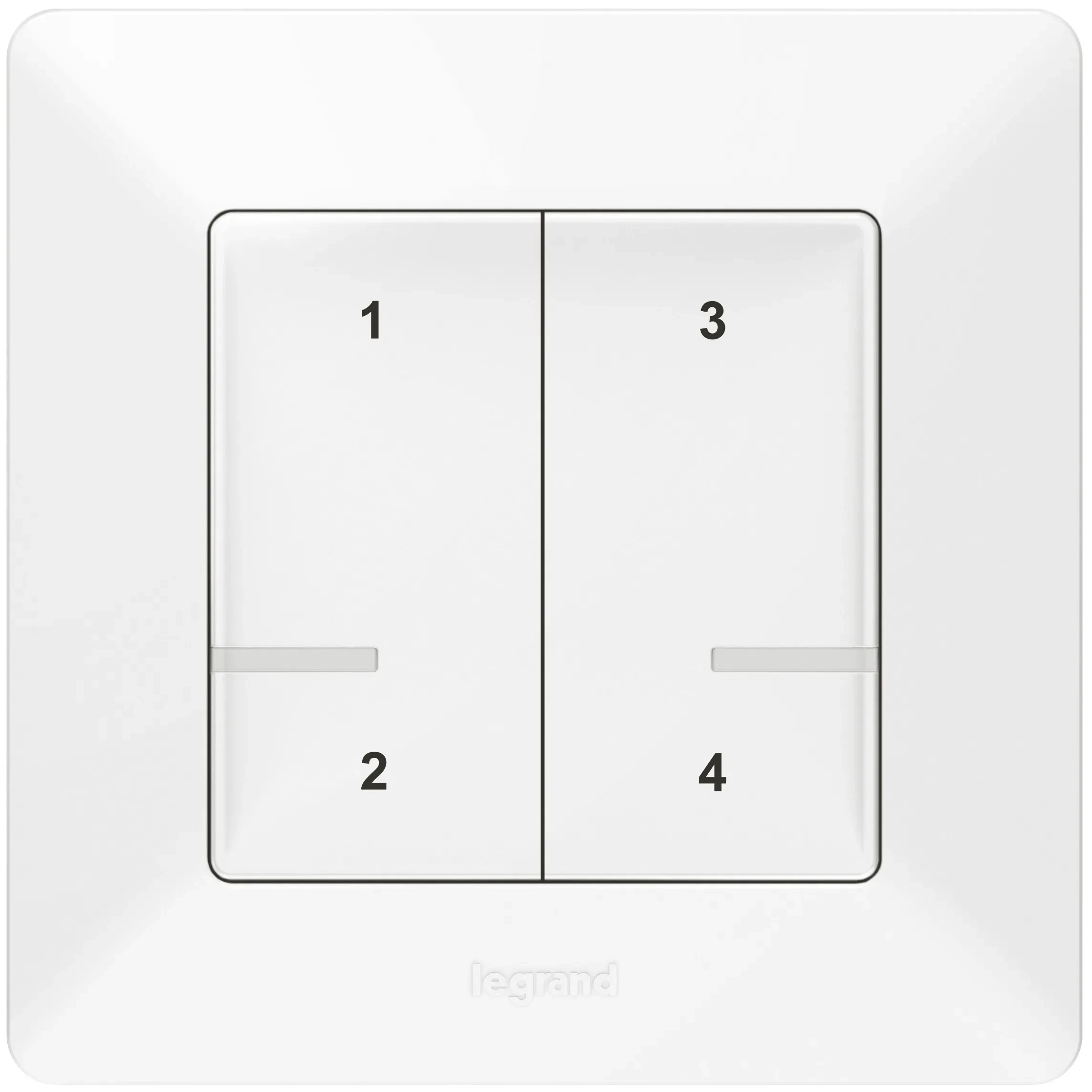 Legrand Legrand 752168 Szenenschalter m.4 Tasten Valena Life with Netatmo ultraweiß