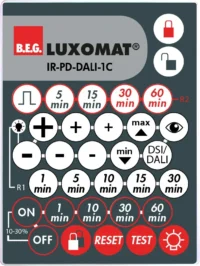 BEG Brück Electronic IR-Fernbedienung IR-PD-DALI-1C