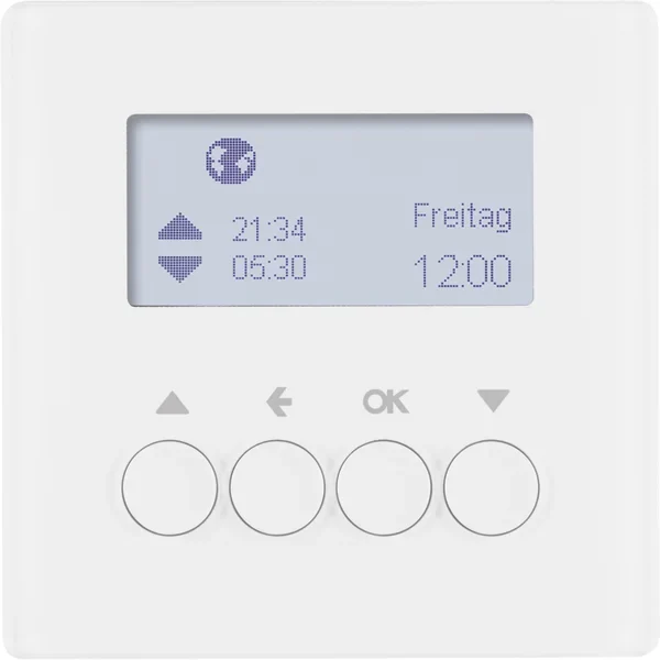 Berker Berker Jalousie-Schaltuhr polarweiß samt 85741129
