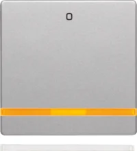 Berker Wippe alu/lackiert orange Linse und 0 16246084