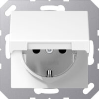 Jung SCHUKO Steckdose 16 A 250 V, alpinweiß A 1520 NBFKL WW