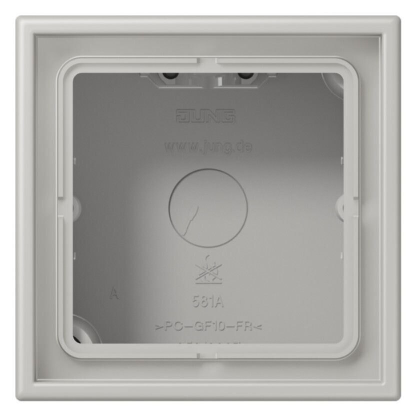 Jung Jung LC 581 A 205 AP-Kappe 1-fach Duroplast lackiert Serie LS gris clair 31 (32013)