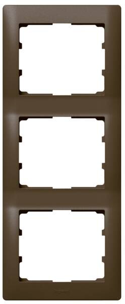 Legrand Legrand 771207 Rahmen 3-fach senkrecht Galea dark bronze