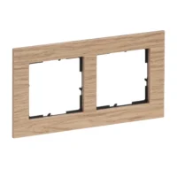 Legrand 766142 SEANO Natura 2-fach Rahmen aus Echtmaterial Farbausführung Eiche