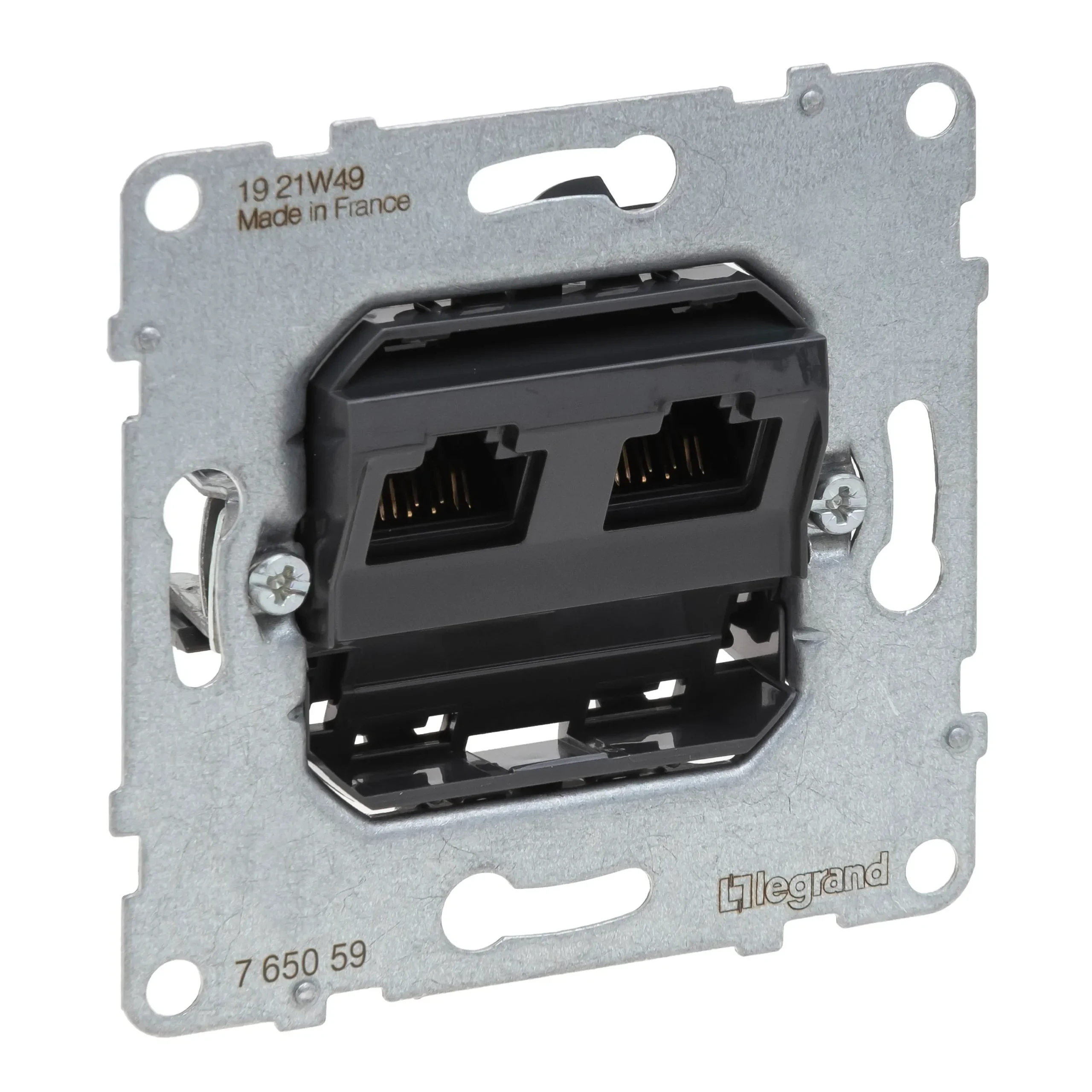 Legrand Legrand 765059 SEANO Einsatz Datendose 2xRJ45 Kategorie5e UTP ungeschirmt