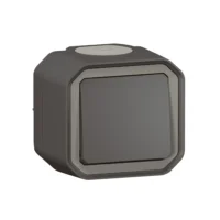 Legrand 069790L Plexo New FRAP Taster 10 A Steckklemme(SL) IK08 Anthrazit