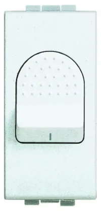 BTicino N4011 LivingLight Ausschalter 2-polig 32A 1M mit Wippe SK Weiß