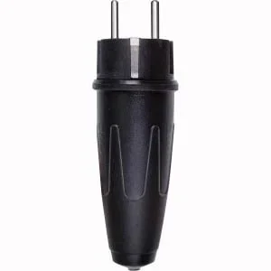 Merten Merten Vollgu SCHUKO-Stecker schwarz 16A AC 250V 123551