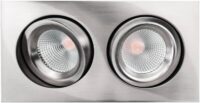 SG LEUCHTEN LED-Einbaustrahler 14W Konverter Junistar Lux Square 902594 2LEDs si weiß