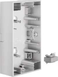 Berker Aufputz-Gehäuse 2-fach aluminium 10427003