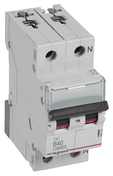 Legrand Legrand 404102 TX3 LS-Schalter B 40A 1-polig+N 10kA 230VAC 2TE