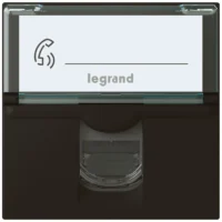 Legrand 079176L Einsatz 1xRJ45 Kategorie6 Mosaic schwarz