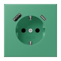 Jung LC1520-15CA250 SCHUKO-Steckdose mit USB Typ AC LC4320G