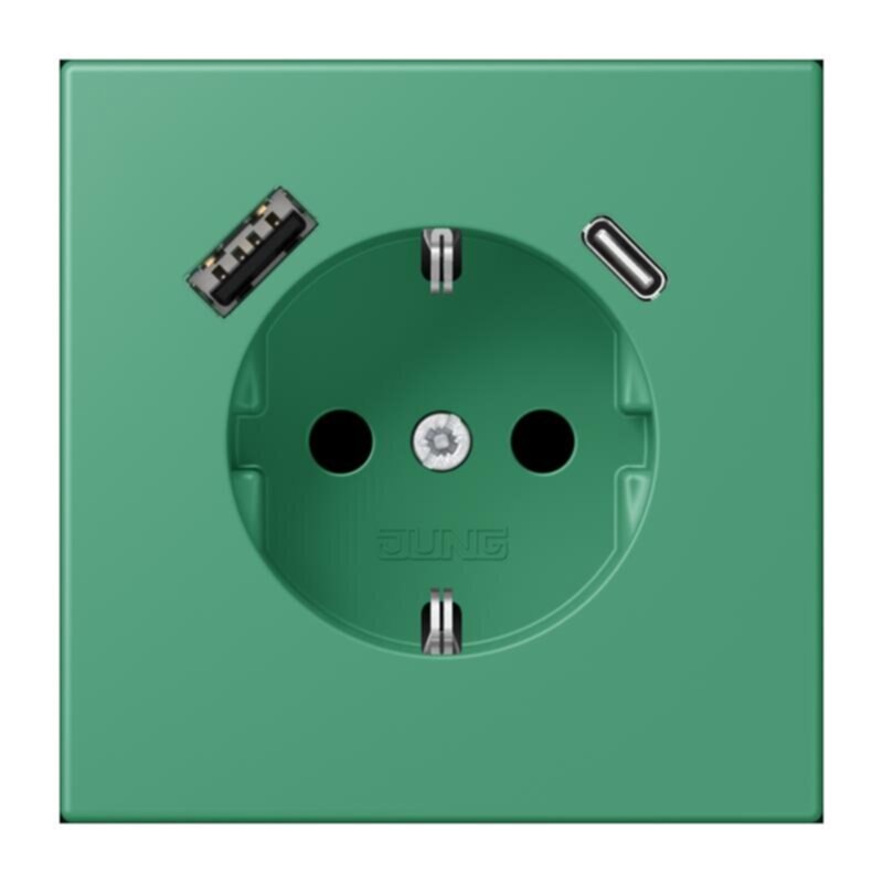 Jung Jung LC1520-15CA250 SCHUKO-Steckdose mit USB Typ AC LC4320G