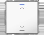 MDT KNX Taster 1-fach Light 63 weiß glänzend Jalousie BE-TAL63T1.A1