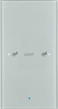 Berker Glas-Sensor 1-fach aluminium 75141134