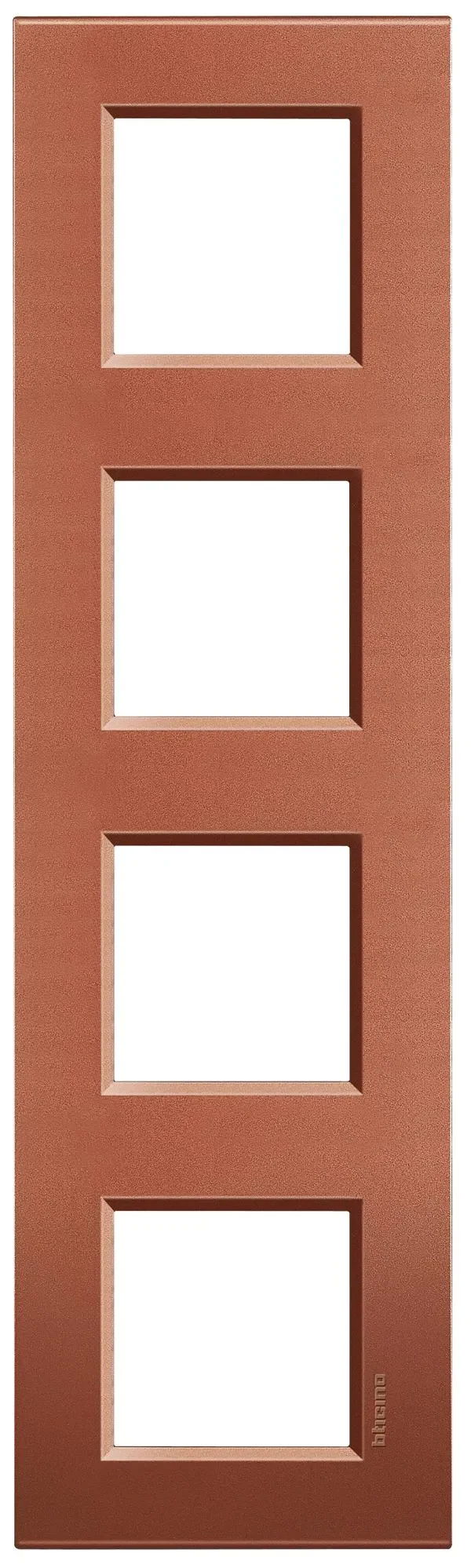 BTicino LNA4802M4RK LivingLight Abdeckrahmen 4-fach 2+2+2+2M Brick