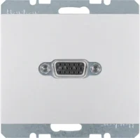 Berker VGA Steckdose aluminium 3315407003