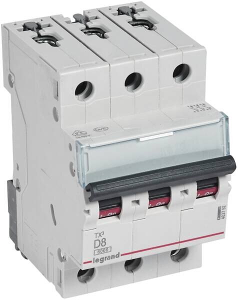 Legrand Legrand 403752 TX3 LS-Schalter D 8A 3-polig 6kA 400VAC 3TE