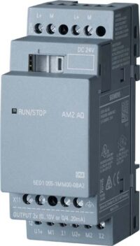 Bild vom Produkt: Siemens 6ED1055-1MM00-0BA2 LOGO! AM2 AQ Erw.modul DC24V 2AA 0-10V 0/4-20mA