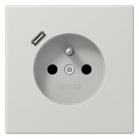 Jung LS1520F-18CLG Steckdose Frz/Belg mit USB Typ C