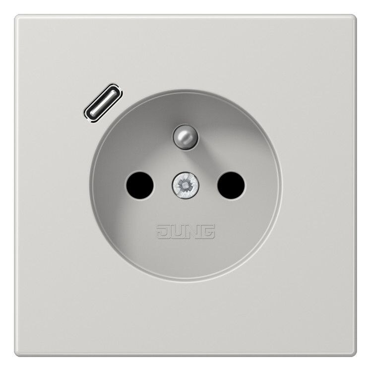 Jung Jung LS1520F-18CLG Steckdose Frz/Belg mit USB Typ C