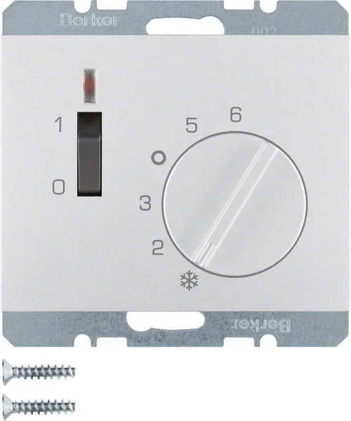 Berker Berker Temperaturregler aluminium Öffner/Zentralstück 20307103