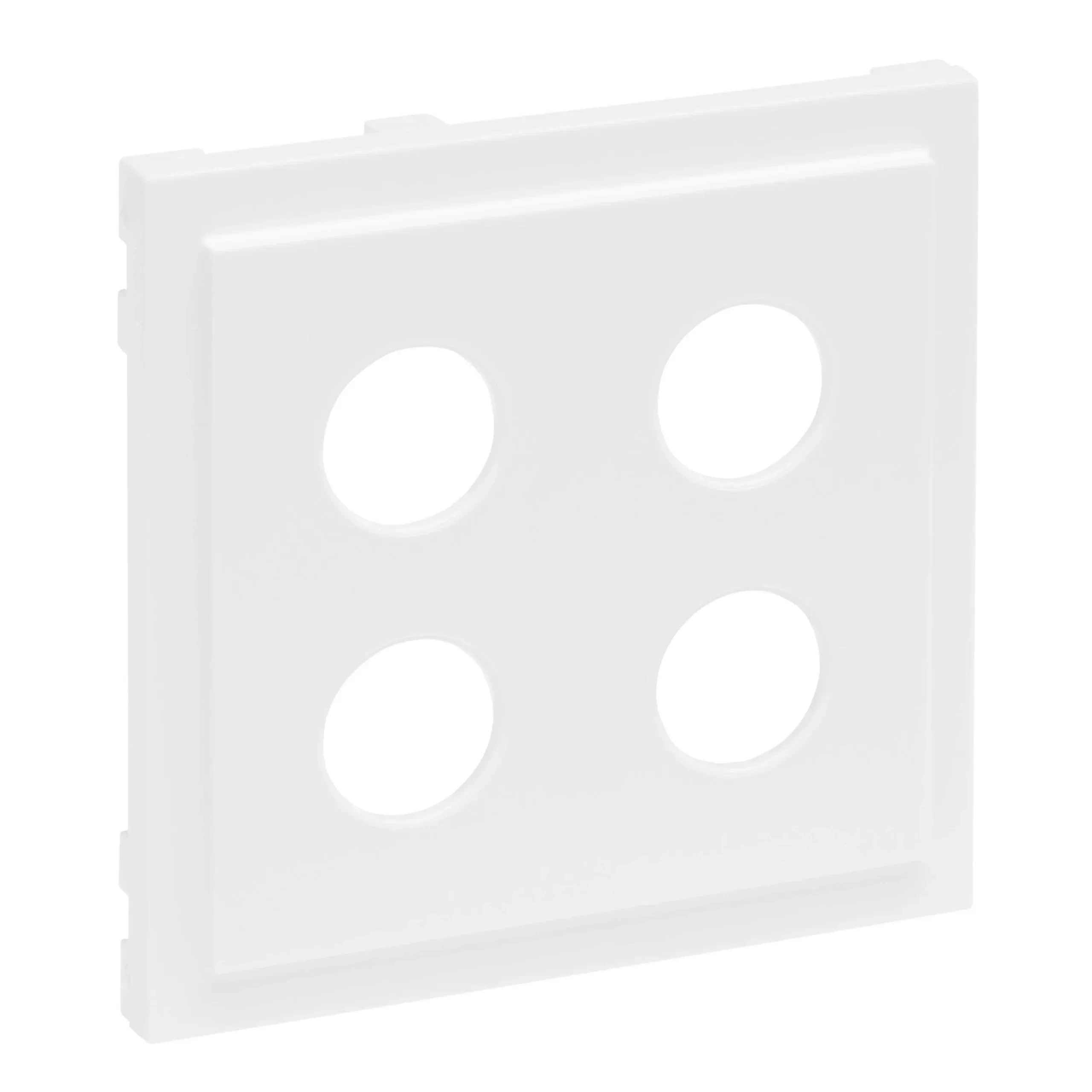 Legrand Legrand 765179 SEANO Abdeckung Lautsprecher 2-fach m.4 mm-Buchse Ultraweiß
