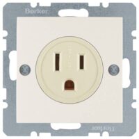 Berker 41668982 Steckdose USA/CANADA NEMA 5-15 R S.1 weiß glänzend