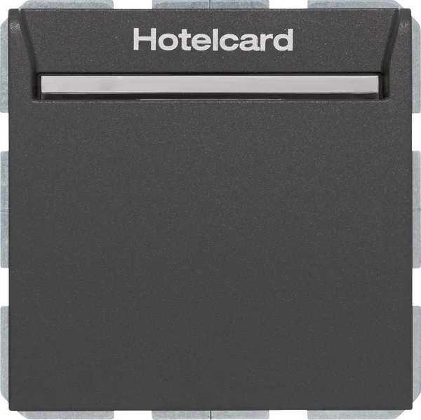 Berker Berker Relais-Schalter Hotelcard anthrazit matt 16409906