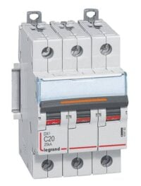 Legrand 409782 DX3 LS-Schalter C 20A 3-polig 25kA 400VAC 3TE