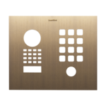 DoorBird D1101KH Classic Aufputz/ Unterputz Frontblende – Echtes Messing