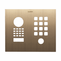 DoorBird D1101KH Classic Aufputz/ Unterputz Frontblende – Echtes Messing