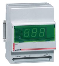 Legrand 004663 Amperemeter/Voltmeter digital über Stromwandler 4TE